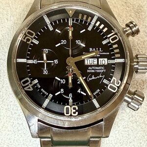 Ball Engineering Master II Diver Freefall Chronograph Day Date Mens Watch